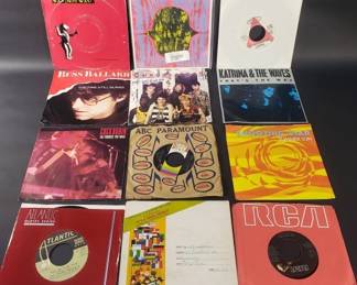 300 Vintage 45 RPM records