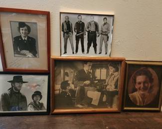 333h Vintage framed prints and photos Clint Eastwood,