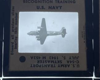 422h Lot of 1940s U.S. military glass negatives