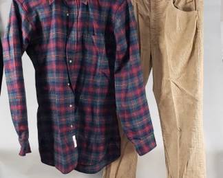 554 Vintage Pendleton shirt and Levis corduroy