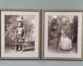477 Vintage photographic prints of a young indigenous