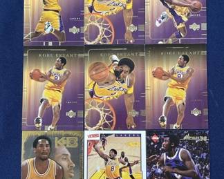 445h Lot of Kobe Bryant basketball cards