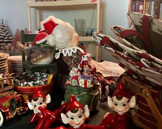 Ceramic Christmas Elves