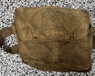 Outdoor Ranger Style Canvas Haversack