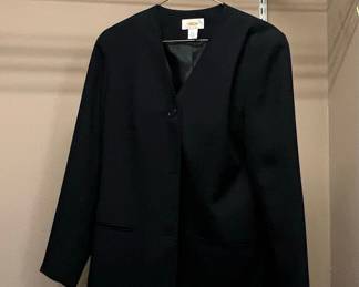 Talbots Petites Collarless Blazer