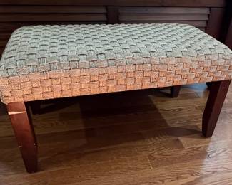 Woven Seagrass Style Bench