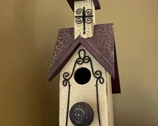 Glitzhome Style Church Birdhouse