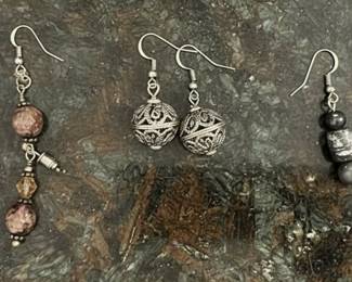 Assorted Beaded and Filigree Dangle Earring Lot