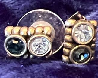 Beaded Style Crystal Stud Earrings
