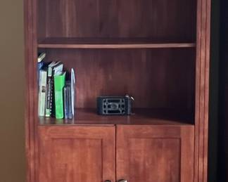 Whittier Wood McKenzie Style Bookcases - two available