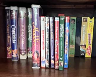 Assorted Disney and Family Movie VHS and DVD Collection