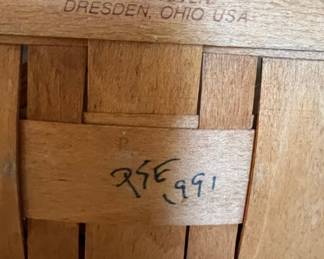 Longaberger 1991 Rectangular Basket