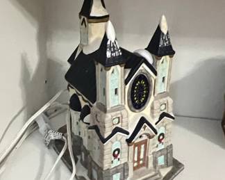 Christmas Village Church Style Figurine