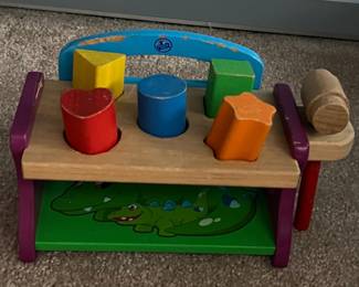 Melissa & Doug Shape Sorting Pounding Bench