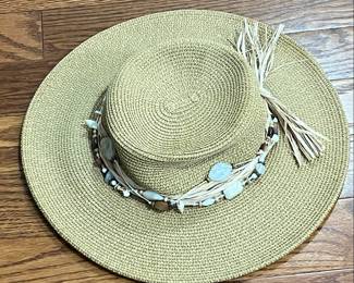 Boho Style Beaded Straw Sun Hat