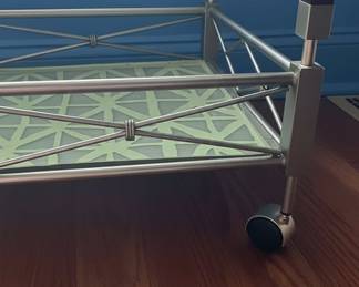 Modern Style Rolling Bar Cart