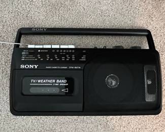 Sony CFM-165TW Radio Cassette Recorder