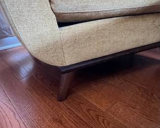 H.M. Richards Mid-Century Style Chair and Ottoman
