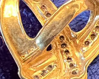 10K Gold Hear Pendant