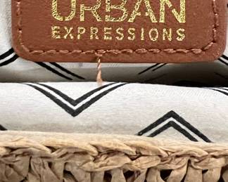 Urban Expressions Woven Crossbody Bag