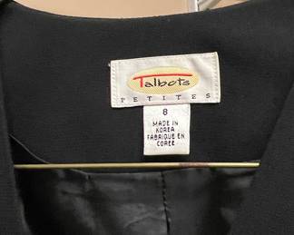 Talbots Petites Collarless Blazer