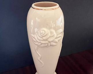 Lenox Rosebud Collection Ivory Porcelain Vase