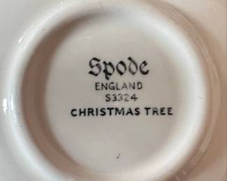 Spode Christmas Tree Butter Pats