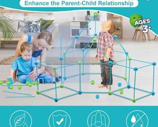 Kids Fort Building Kit - stock photo