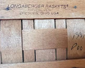 Longaberger 1991 Picnic Basket