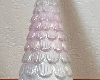 Coastal Style Iridescent Glass Christmas Tree