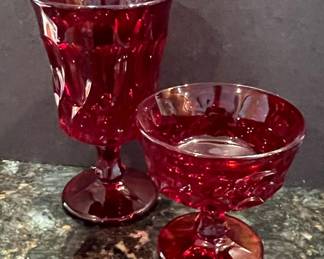 Noritake Perspective Ruby Red Stemware