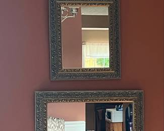 Baroque Style Wall Mirror Set