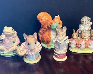 Collection of Beswick Beatrix Potter Figurines