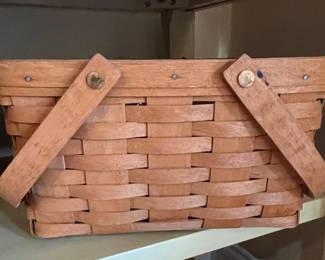 Longaberger 1991 Handwoven Basket