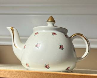 Vintage Floral Chintz Style Teapot