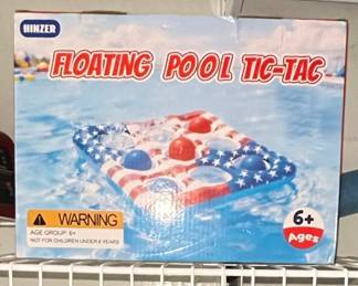 Hinzer Floating Pool Tic-Tac-Toe Game