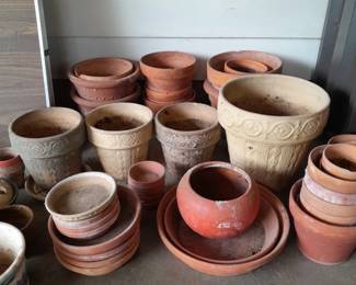 Clay pots