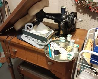 Vintage Singer sewing machine