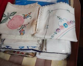 Vintage tablecloths