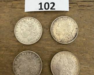 Dozens of SILVER DOLLARS & other Coins 1880s-1920s