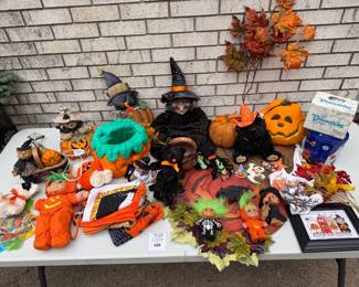Dozens of TROLLS and Halloween Fall decorations
