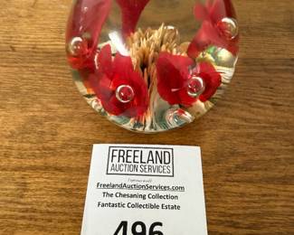 Over 200 pieces of St. Clair art glass signed paperweights and items