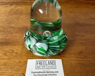 Over 200 pieces of St. Clair art glass signed paperweights and items