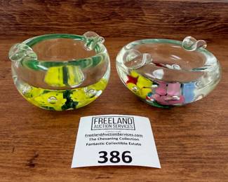 Over 200 pieces of St. Clair art glass signed paperweights and items