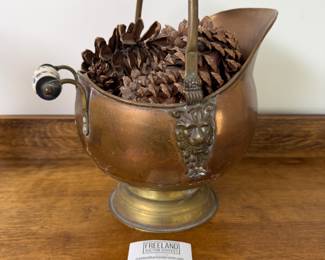 Copper display bucket