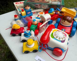 Vintage fisher price toys