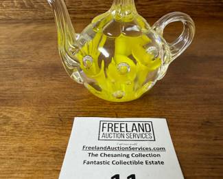 Over 200 pieces of St. Clair art glass signed paperweights and items