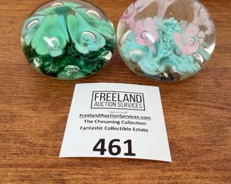 Over 200 pieces of St. Clair art glass signed paperweights and items
