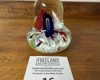 Over 200 pieces of St. Clair art glass signed paperweights and items