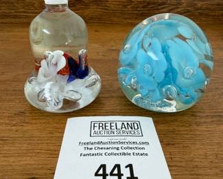 Over 200 pieces of St. Clair art glass signed paperweights and items